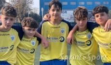 Di Lernia, Di Domizio, El Hakim, Bossi, Pisano; VISCONTINI UNDER 14