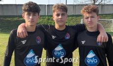 Under 17 Provinciali Pinerolo, Sportinsieme Piobesi-Valle Po 3-3: Gioele Parisi, Alessandro Picotto e Jacopo Brondino.