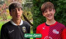 Cristian Forestiero e Giacomo Spinoccia; RODANO FC UNDER 19, CIMIANO UNDER 14