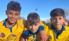 Daniele Villani, Diego Candeliere e Liam Coppola  • ESORDIENTI B ENOTRIA