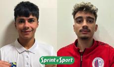 Cristian Forestiero e Giacomo Spinoccia; RODANO FC UNDER 19, CIMIANO UNDER 14