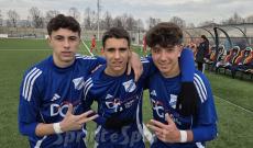 Regionali Piemonte Under 15 Girone B, Pro Eureka-Volpiano Pianese 1-3, i migliori della gara (da sinistra): Gabriele D'Aprile, Diego Cerbone e Riccardo Repole