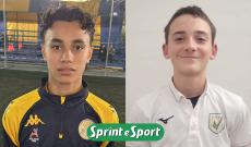 Cristian Forestiero e Giacomo Spinoccia; RODANO FC UNDER 19, CIMIANO UNDER 14