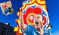 Gli occhi mondiali di Tot&ograve; Schillaci sono un murale che ha conquistato un posto nella top 10 mondiale di Street Art Cities