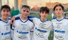 UNDER 19 NAZIONALE PRO SESTO &bull; Nastri, Zissis Bernacchi, Brioschi e Giacomello
