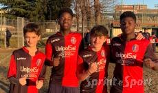 Alfonso Vuolo, Ahmed Masuru, Raffaele Mazzotta, Mohamed Masuru VDL Fiano Plus Under 14 il sorpasso in classifica con uno splendido poker