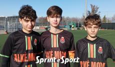 Provinciali Under 15 Torino &bull; Davide Sanfilippo, Manuel Tarquini e Leonardo Chirico &bull; Venaria - Chivasso 3-2