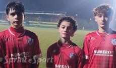 Flavio Canadelli, Mattia Lonati e Giacomo Teli; VIGE MILANO UNDER 15