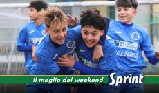 Under 14 Provinciali Torino, Girone D: l'esultanza del Carmagnola (foto Olivia Rigazzi)