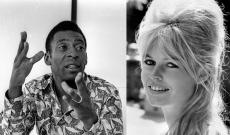 Brigitte Bardot e Pel&egrave;