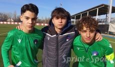 RAPPRESENTATIVA UNDER 15 &bull;  Francesco Falgari, Leonardo Milone e Lucas Secci