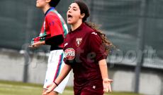 Under 17 Femminile, Marta Tamburella, attaccante classe 2010 del Torino (foto Cassar&agrave;)