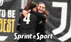 Primavera 1 Femminile, Juventus-Sassuolo 3-2: l'esultanza di Costanza Santarella e Maria Carvajal
