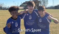 Under 14 Provinciali Pinerolo, San Secondo-Luserna: 0-3. In foto. Navarro Son Levi, Davit Lorenzo e Gamba Edoardo.