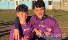 Simone Merola e Andrea Meloni San Maurizio - Settimo 1-2 Torino Under 14