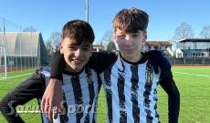 Lusardi e Pozzessere, in gol nella vittoria del derby &bull; FANFULLA U14