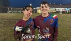 Under 14 provinciali Pinerolo, Roletto-Piossasco 0-3: Gabriele Sauco e Alessio Cavallone.
