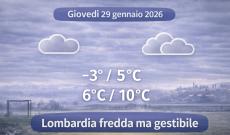 Meteo Lombardia &ndash; 29 gennaio 2026: nuvole protagoniste, freddo gestibile, giornata buona per allenarsi