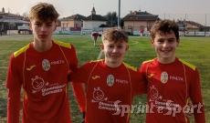 UNDER 14 VILLA VALLE &bull; Riccardo Trombetta, Davide Musitelli e Andrea Poloni