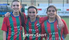 UNDER 15 FEMMINILE: Cit Turin - River Plaine 3-2, in foto Elisa Berradengo, Laura Dalipaj e Eleonora Marras
