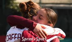 SERIE C FEMMINILE: Toro - Tharros 5-0, l'abbraccio tra Claudia Caffaratto e Alessia Scolamiero