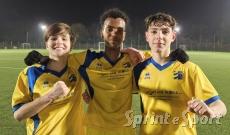 Gabriele Meini, Mikyas Negash e Kevin Foligno ● AFFORESE UNDER 15