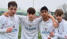 Thomas Ruggero, Christian Guidi, Matteo Romano e Matteo Ornaghi 