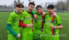 Ivan Gramaccioni, Jordan Pio Taranto, Michele Zambotti, Jerald Cartagena Mendez&bull; ROND&Ograve; DINAMO UNDER 15