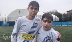 Yakoub Kalboussi e Giovanni Di Matola; SEMPIONE UNDER 14