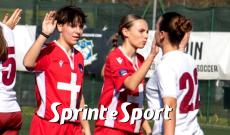 Under 21 Rappresentativa Femminile Piemonte VdA-Accademia Torino 2-3: Gaia Alberto, Emma Nota e Maria Sole Brandi (foto Luigi Doria)