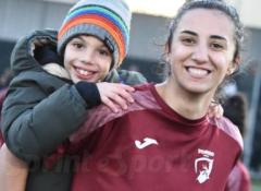 Coppa Italia Eccellenza Femminile, Torino Women-Acf Alessandria 5-1, Marika Culasso e Anila Mantello con le medaglie dopo la premiazione (foto Cassar&agrave;)