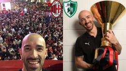 &Egrave; nel Milan che vince lo Scudetto, fu capitano di uno storico doppio salto di categoria
