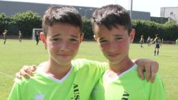 A 12 anni sono i nuovi gemelli del calcio: Marco terzino destro juventino, Lorenzo terzino sinistro milanista