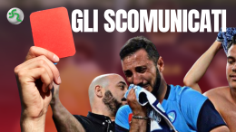 Inneggiano al Vesuvio, "premiati" con 400 euro di multa e la squalifica del campo