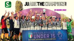 La Juventus &egrave; Campione d'Italia Under 15: Iannaccone alza la Coppa al cielo di Cesena!