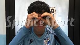 Il numero dieci porta in vantaggio i biancazzurri ma la partita viene sospesa per la pioggia