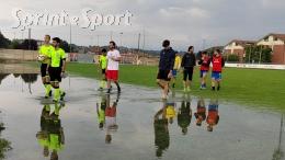 La semifinale non s'ha da fare: bomba d'acqua sul campo e tutto rinviato in settimana