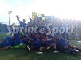 A metà campionato erano settimi, ora festeggiano lo storico salto di categoria
