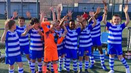 L'orgoglio della società più giovane del comitato: che pertenza per i gruppi biancoblù!