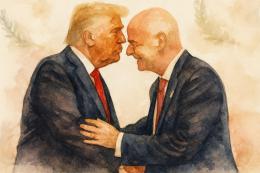 Quanto amore! Trump e Infantino la strana coppia  della Coppa