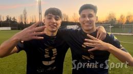 Un derby assurdo! In un tempo fanno tre gol, poi la chiudono in bellezza e conquistano la vetta