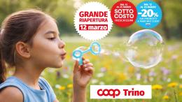 IL SUPERMERCATO COOP DI TRINO RIPARTE DOPO LA RISTRUTTURAZIONE


