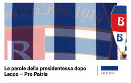 Pro Patria, mandato ai propri legali contro Paolo Di Nunno