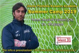 Jimmy Fontana: estate da Numeri 1, più che un Camp... un mini-ritiro di Serie A