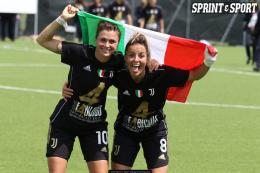 Juventus-Napoli Serie A Femminile: la fotogallery della festa Scudetto