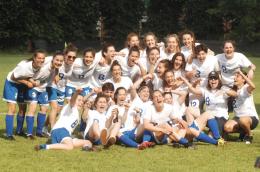 Alessandria-Pro Sesto Serie C Femminile: Mamma che "B"one recita la scritta sulle maglie delle ragazze di Ruggeri, è serie B