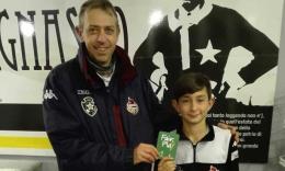 Davide Giovanetto, Green card per un gran bel gesto