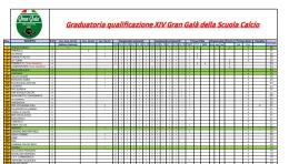 Gran Galà della Scuola calcio: ecco la graduatoria definitiva