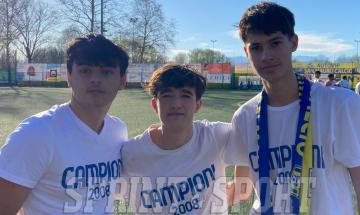 Tre punti per coronare un sogno chiamato titolo: é tripudio biancorosso