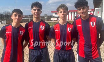 Under 17 Provinciali Pinerolo, Carignano-Orbassano 1-5: Cristian Poggi, Gennaro Zito, Alessandro Costantinescu e Alessandro Urbano